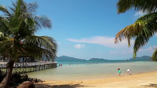 Isola di Koh Wai, Thailandia — Video Stock