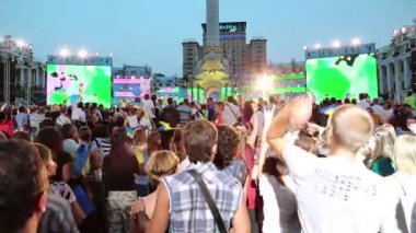 insanlar konser Kiev, Ukrayna
