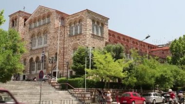 Saint Demetrius kilisesi yakınında trafik