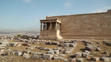 Erechtheion - antik tapınak Yunanistan