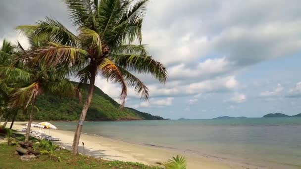 Vista para o mar e ilhas — Vídeo de Stock