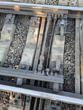 Katılım mekanizmasını değiştir ya da tren yolunu değiştir. Trenlerin güvenli ve doğru bir şekilde bir raydan diğerine geçmesini sağlayan trafik kontrol sisteminin bir parçası.