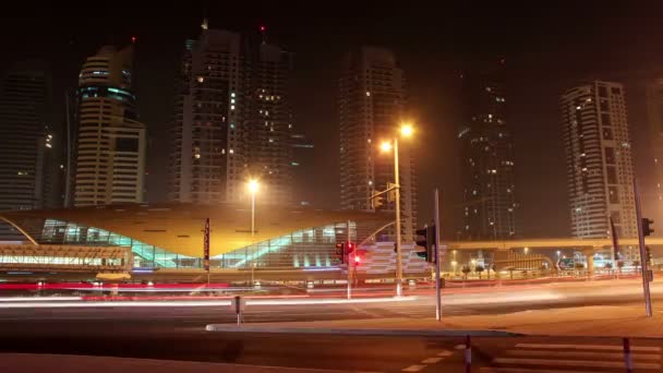 Dubai şehir trafiği — Stok video