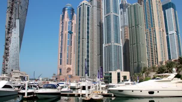 Dubai Marina, United Arab Emirates — Stock Video