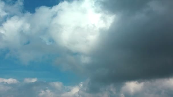 Хронология грозовых облаков — стоковое видео