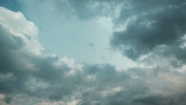 Timelapse de nuvens de tempestade — Vídeo de Stock