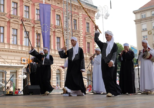 Members of Al Tannoura Folklore Troupe, Cairo, Egypt — Stock Photo, Image