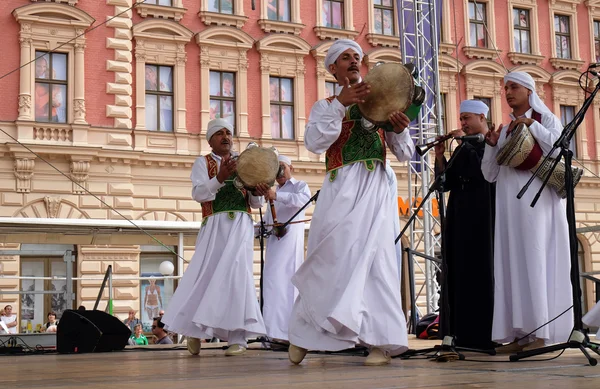 Al Tannoura 民俗舞踊団、カイロ、エジプトのメンバー — ストック写真