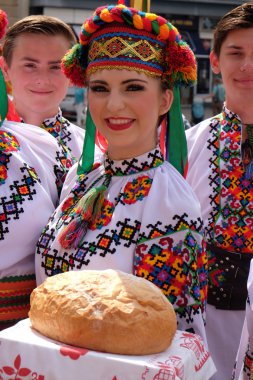 Grup üyeleri halk Sopilka Vegreville, Alberta, Kanada