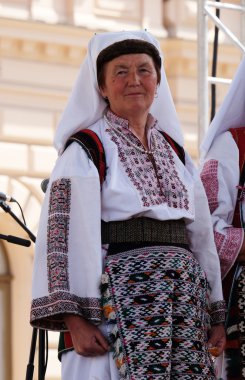 Vrlika, Hırvatistan Zagreb 50 Uluslararası Folklor Festivali sırasında halk grubu üyeleri