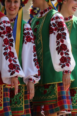 Grup üyeleri halk edmonton (alberta), Kanada Ukrayna dansçılar viter 48 Uluslararası Folklor Festivali, zagreb