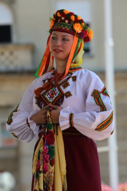 Grup üyeleri halk edmonton (alberta), Kanada Ukrayna dansçılar viter 48 Uluslararası Folklor Festivali, zagreb