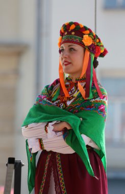 Grup üyeleri halk edmonton (alberta), Kanada Ukrayna dansçılar viter 48 Uluslararası Folklor Festivali, zagreb