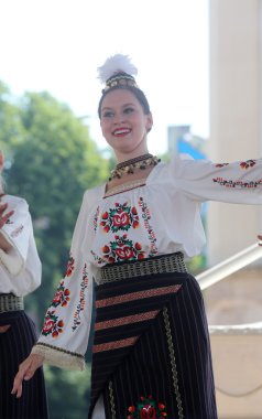 Grup üyeleri halk edmonton (alberta), Kanada Ukrayna dansçılar viter 48 Uluslararası Folklor Festivali, zagreb