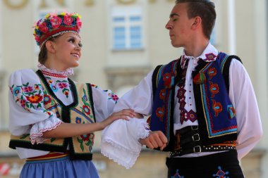 Grup üyeleri halk edmonton (alberta), Kanada Ukrayna dansçılar viter 48 Uluslararası Folklor Festivali, zagreb