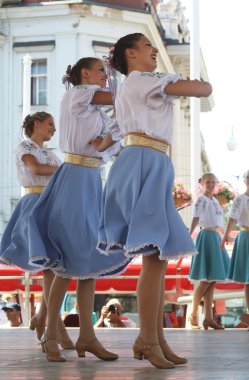 Grup üyeleri halk edmonton (alberta), Kanada Ukrayna dansçılar viter 48 Uluslararası Folklor Festivali, zagreb