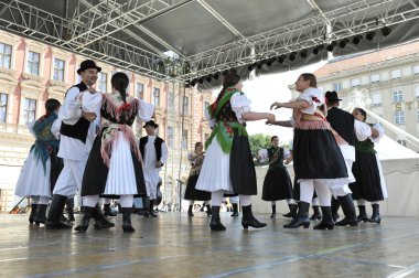 sveta marija, Hırvatistan Zagreb 48 Uluslararası Folklor Festivali sırasında halk grupları üyeleri