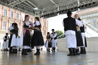 sveta marija, Hırvatistan Zagreb 48 Uluslararası Folklor Festivali sırasında halk grupları üyeleri