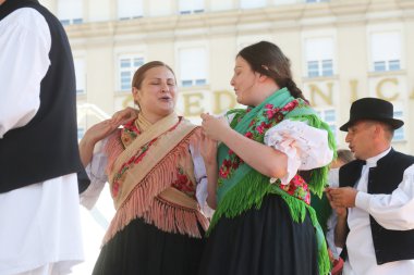 sveta marija, Hırvatistan Zagreb Merkezi 48 Uluslararası Folklor Festivali sırasında halk grupları üyeleri