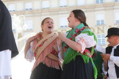 sveta marija, Hırvatistan Zagreb Merkezi 48 Uluslararası Folklor Festivali sırasında halk grupları üyeleri