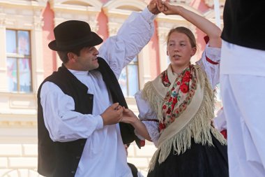 sveta marija, Hırvatistan Zagreb Merkezi 48 Uluslararası Folklor Festivali sırasında halk grupları üyeleri