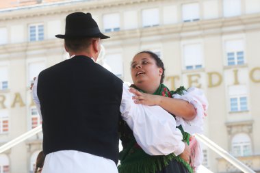sveta marija, Hırvatistan Zagreb Merkezi 48 Uluslararası Folklor Festivali sırasında halk grupları üyeleri