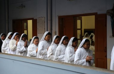 Sisters of charity misyonerlerin teresa anne evi, Kalküta, Hindistan Chapel kitle anne.