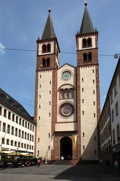 Würzburger Dom zu Ehren des heiligen Kilian — Stockfoto