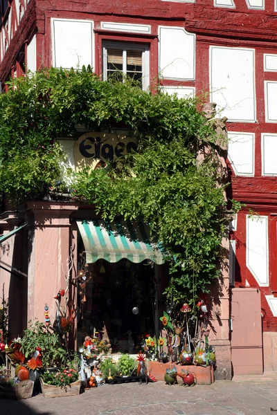 Casa antigua de entramado de madera en Miltenberg, Alemania — Foto de Stock