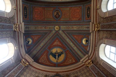 Kilise st. aloysius, travnik, Bosna-Hersek in tavan fresk