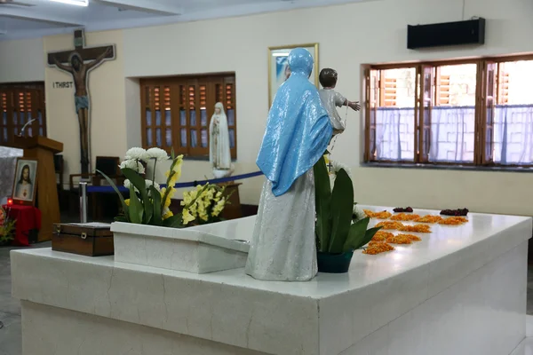 Tumba de la Madre Teresa en Calcuta — Foto de Stock