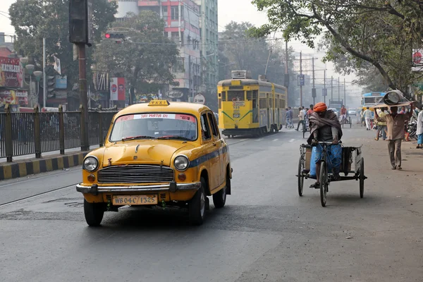 Kolkata táxi — Fotografia de Stock