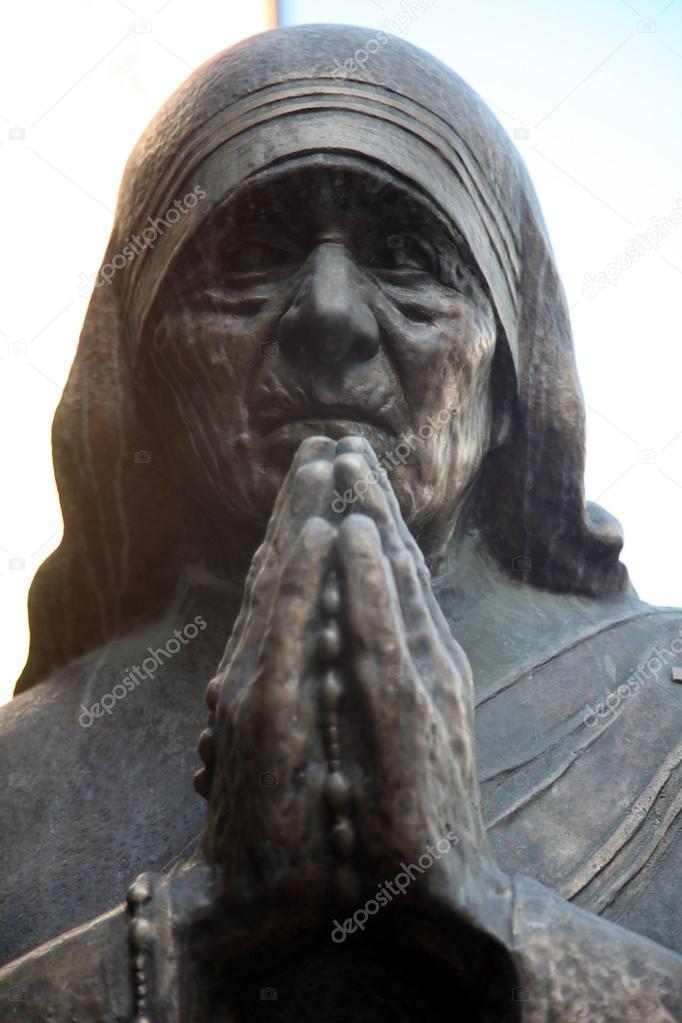 Mother Teresa monument in Skopje