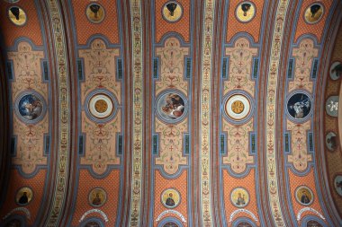 Kilise st. aloysius, travnik, Bosna-Hersek in tavan fresk