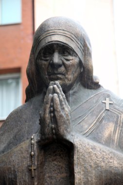 Rahibe Teresa anıt Üsküp '