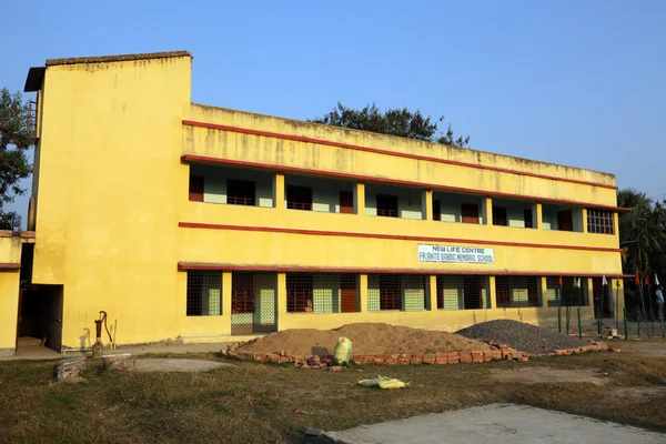 Otec Ante Gabric Memorial School, Kumrokhali, West Bengal, Indie — Stock fotografie