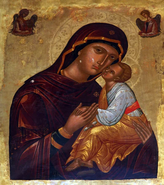 Madonna çocuk ile — Stok fotoğraf