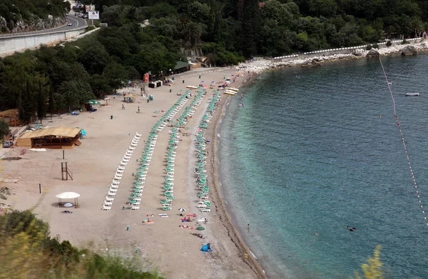 Playa en Budva, Montenegro — Foto de Stock