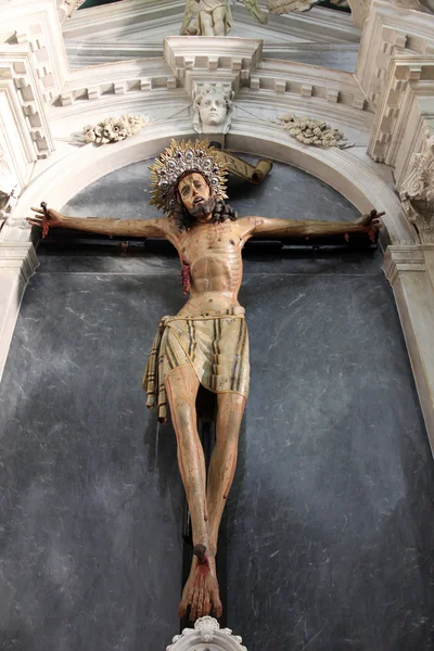 Crucificação, Jesus na cruz — Fotografia de Stock