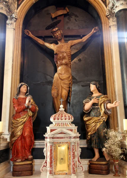 Crucificação, Jesus na cruz — Fotografia de Stock