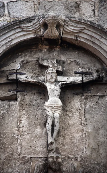 Jesus crucificado na cruz — Fotografia de Stock