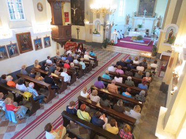 Hacılar, Katolik Kilisesi Saint Jerome, Herceg Novi, Karadağ için kitle