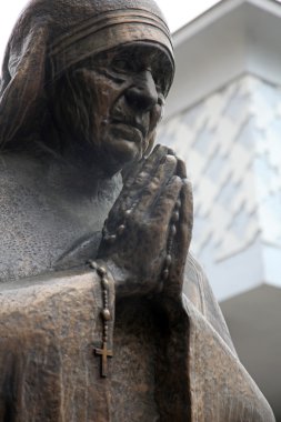 Anne Teresa anıt Üsküp, Makedonya