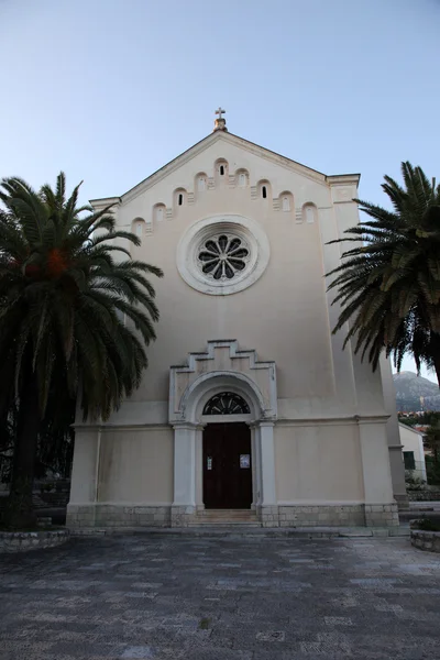 Chiesa Cattolica San Girolamo Kotor Bay Anche Conosciuta Come Baia — Foto Stock