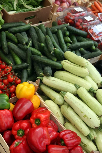 Овощной рынок — стоковое фото