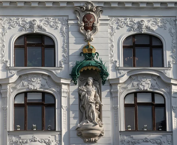 Kung Fredrik Iii, Regensburger Hof, Wustenrot byggnad i Wien — Stockfoto