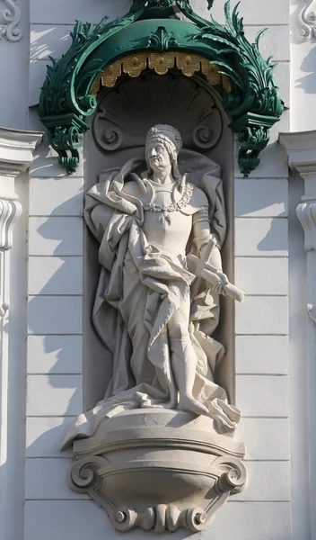 King Frederick III, Regensburger Hof, Wustenrot Building in Vienna — Stock Photo, Image