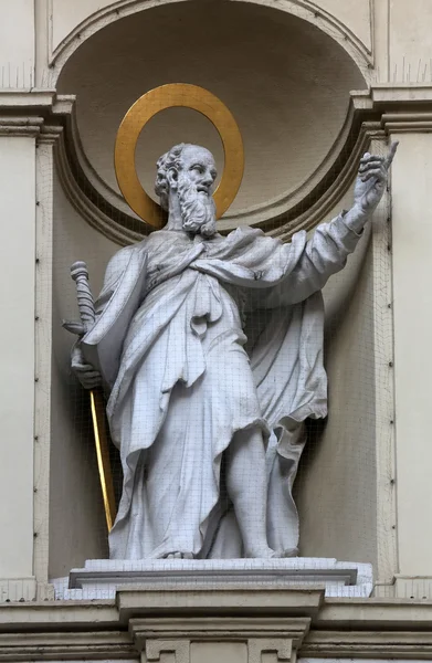 Hl. paul der apostel, kirche des heiligen peter in wien — Stockfoto