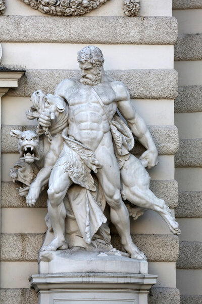 Hercules and Cerberus, Hofburg in Vienna