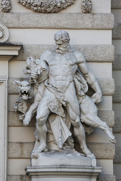 Hercules and Cerberus, Hofburg in Vienna